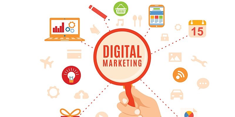 A graphical representation of a digital marketing strategy